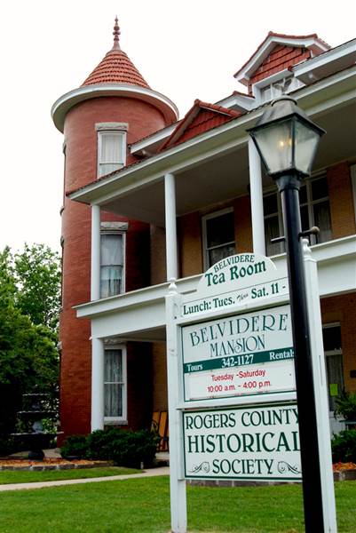 Belvidere Mansion Tea Room (7/24/2014 - Credits: Oklahoma Tourism - TravelOK)