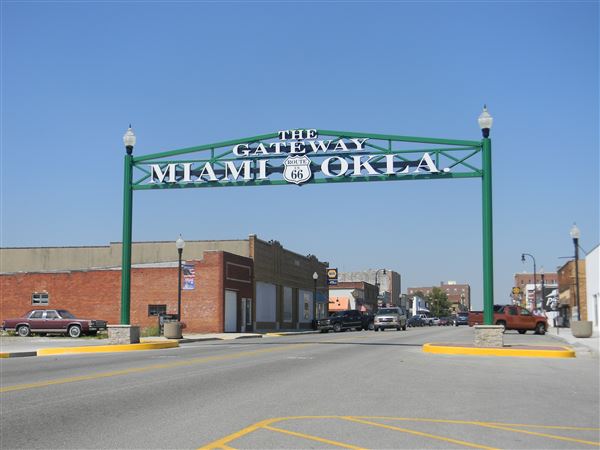 Gateway 66 - Main Street Miami (3/17/2023 - Credits: Visit Miami OK (CVB))