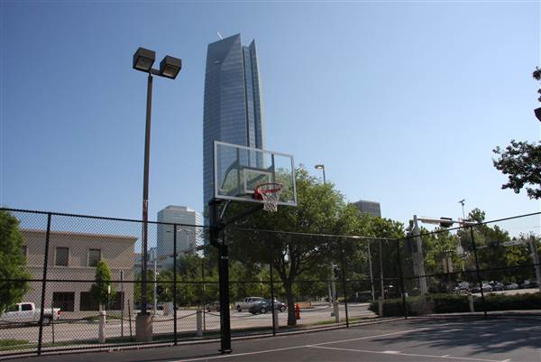 Basketball Court - Downtown Oklahoma City Community Basketball Court (8/1/2013)